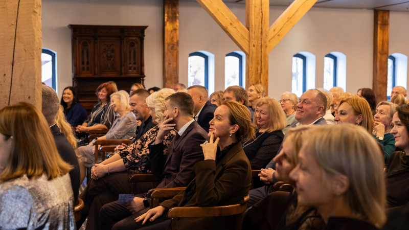 Attēlā redzama pasākuma norise