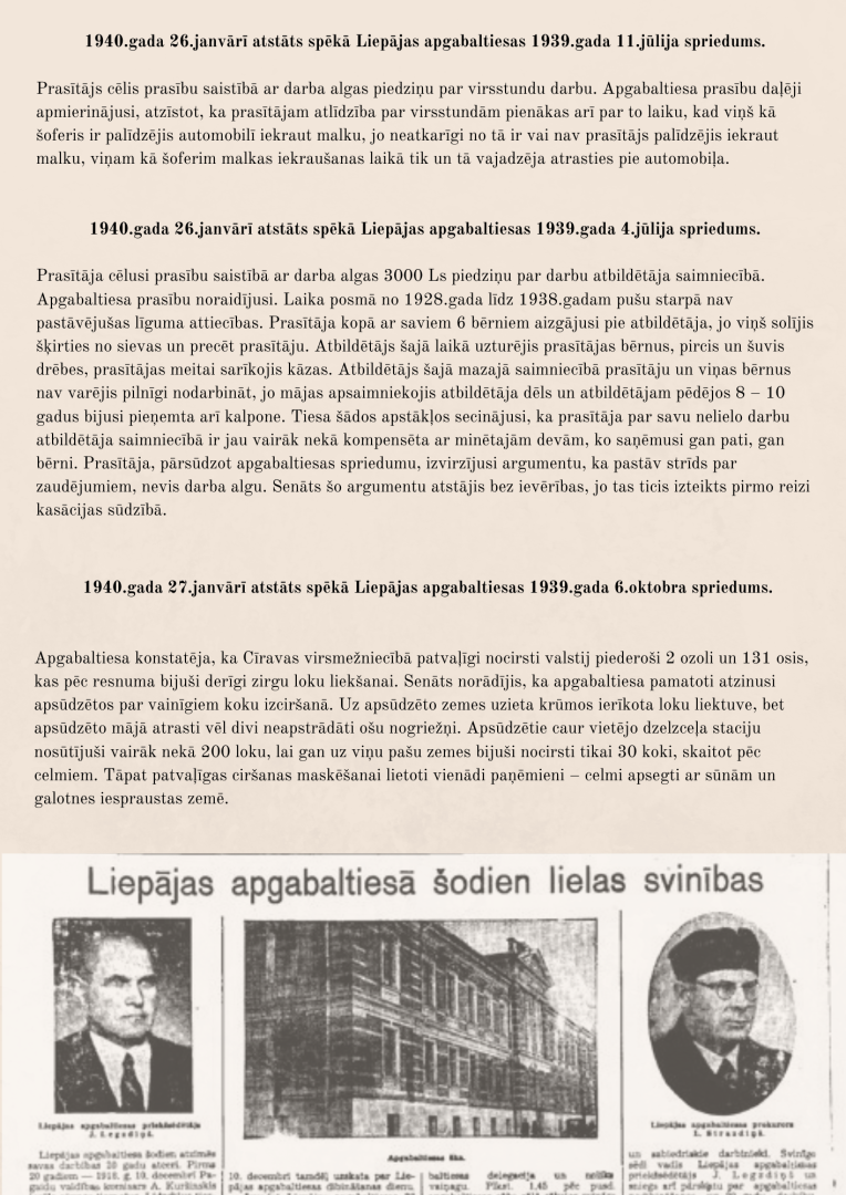 Attēlā attēloti avīzes raksti