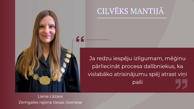 Tiesneses foto mantijā