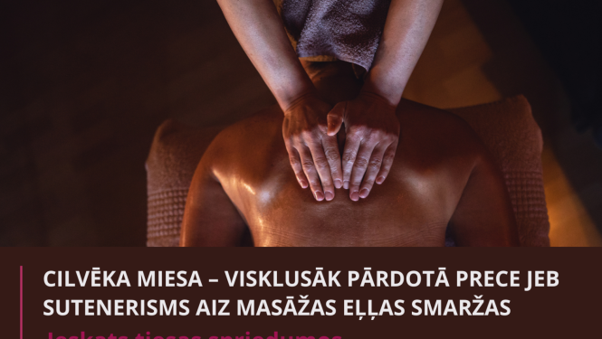 Attēlam ilustartīva nozīme - redzams, ka cilvēkam masē muguru un redzams raksta nosaukums
