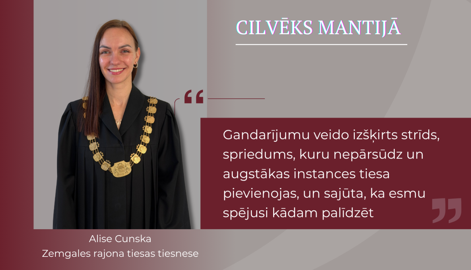 Tiesnese Alise Cunska