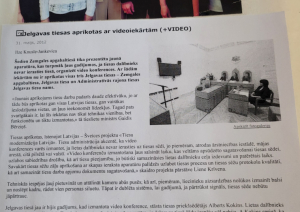 Attēlā redzama informācija par Zemgales apgabaltiesu