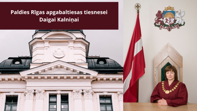 Attēlā redzama Rīgas apgabaltiesas tiesnese Daiga Kalniņa