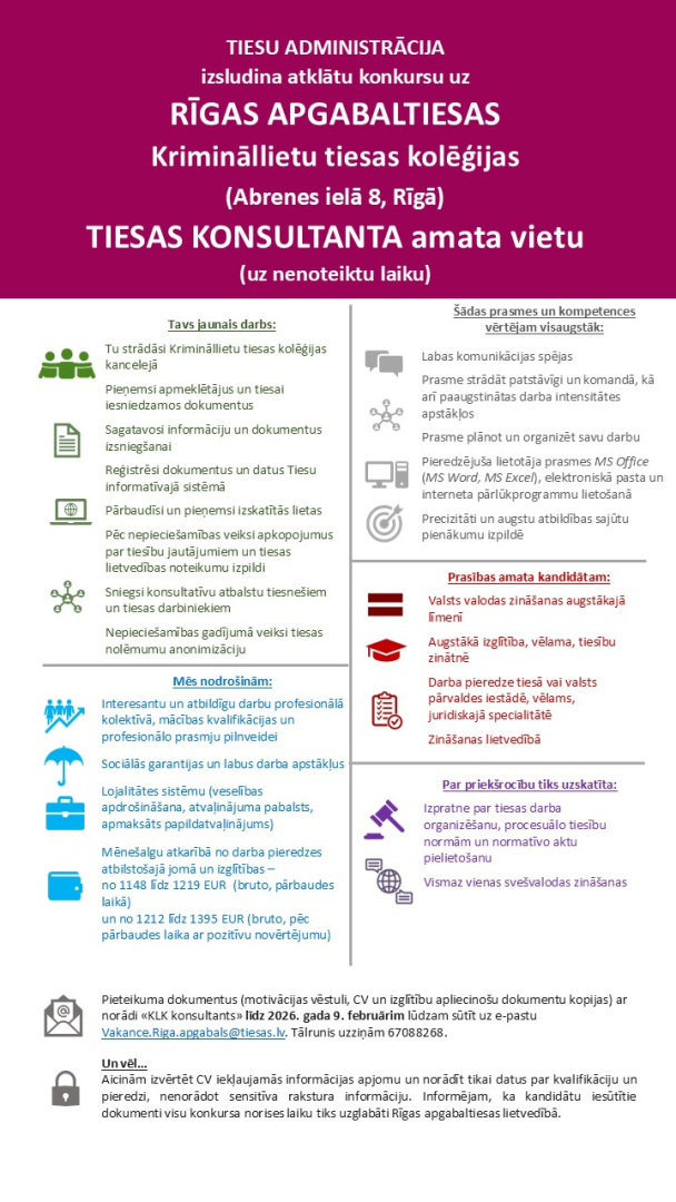 Attēlā attēlotas prasības pretendentam