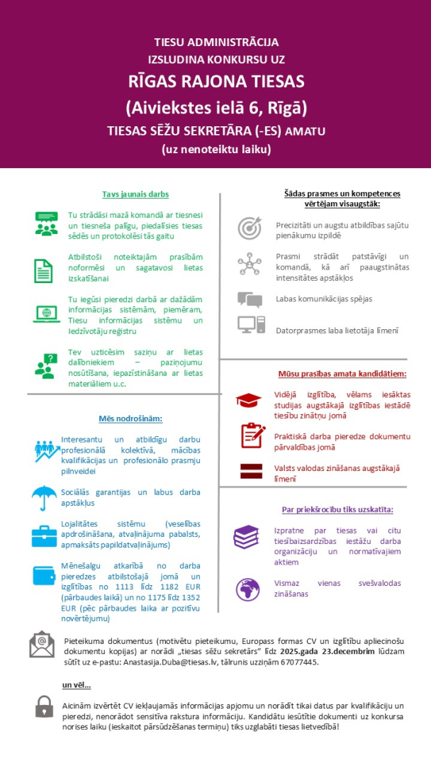 Attēlā attēlotas prasības pretendentam