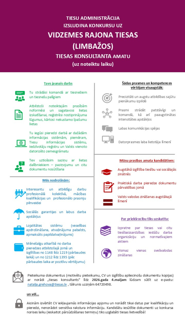 Attēlā attēlotas prasības pretendentam