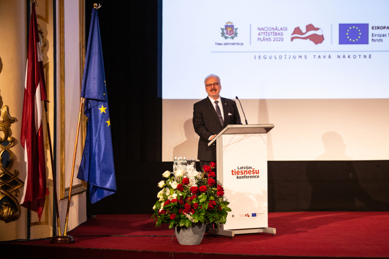 Attēlā redzams Latvijas Valsts prezidents Egils Levits