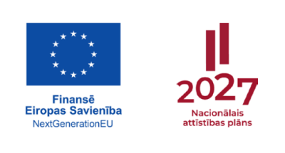 Attēlā attēlota projekta identitāte