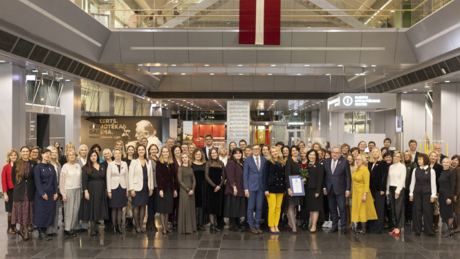 Attēlā redzama pasākuma norise