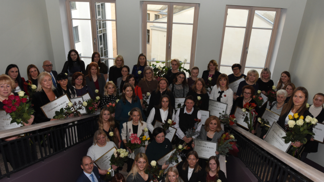 Attēlā redzami pasākuma dalībnieki