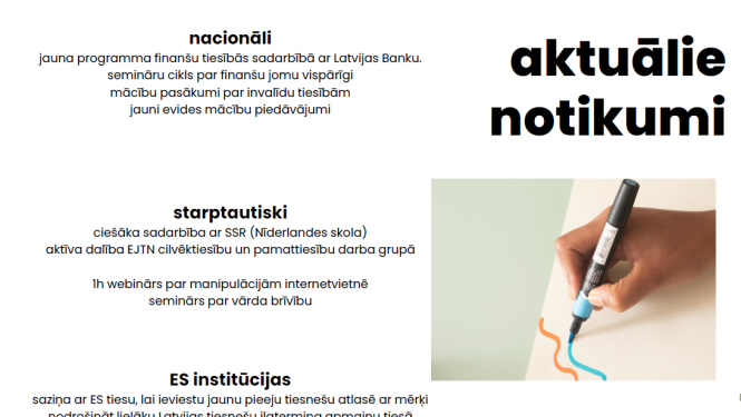 Attēlā attēloti vizuāli aktuālie notikumi