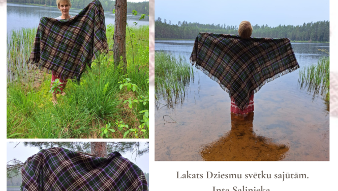 Attēlā redzami lakata varianti