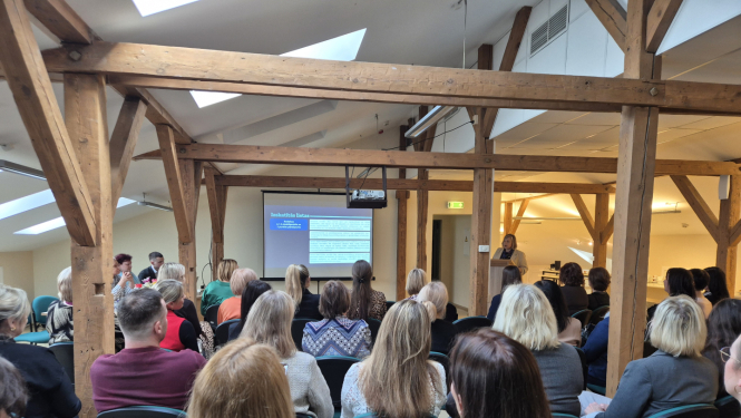 Attēlā redzama pasākuma norise