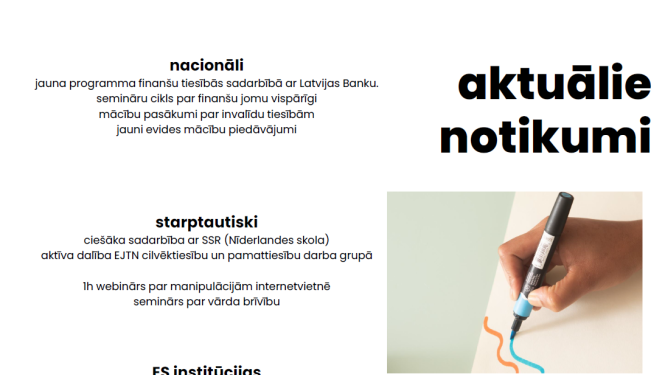 Attēlā attēloti vizuāli aktuālie notikumi