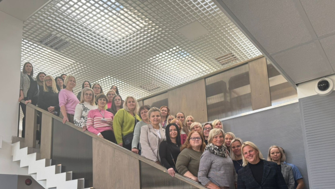 Attēlā redzami pasākuma dalībnieki