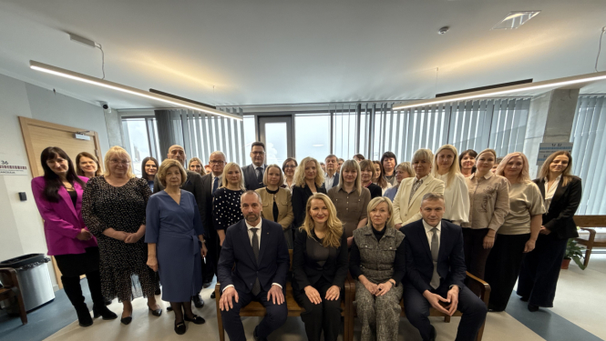 Attēlā attēloti pasākuma dalibnieki