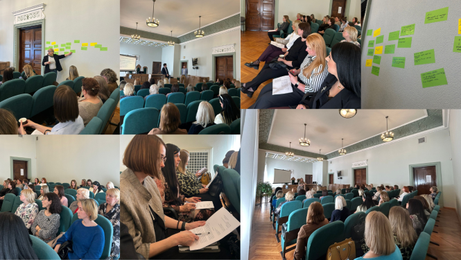 Attēlā redzami pasākuma dalībnieki