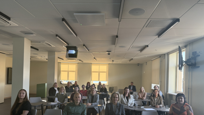 Attēlā redzami pasākuma dalībnieki