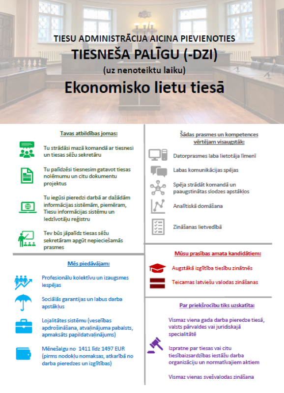 Pretendentiem jāpiesakās līdz 20.06.2025.