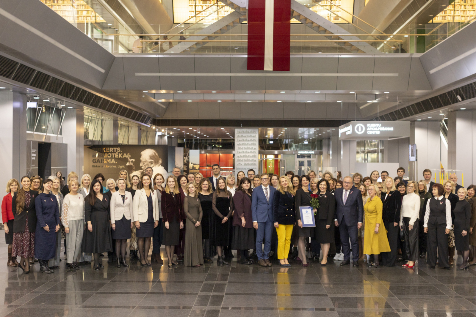 Attēlā redzama pasākuma norise