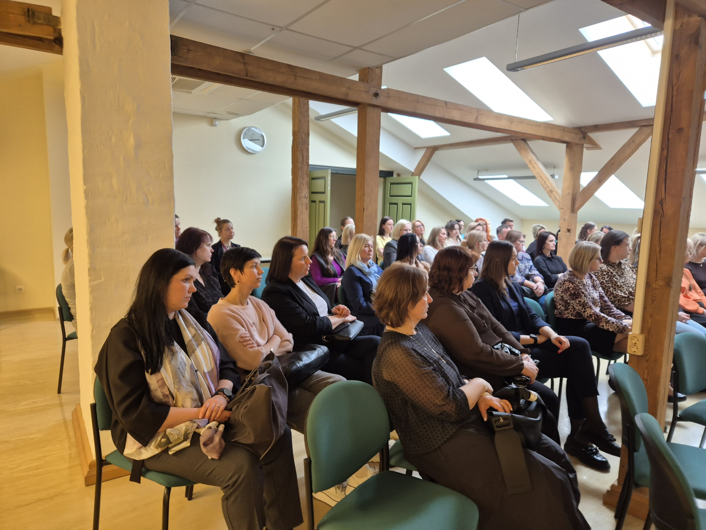 Attēlā redzama pasākuma norise