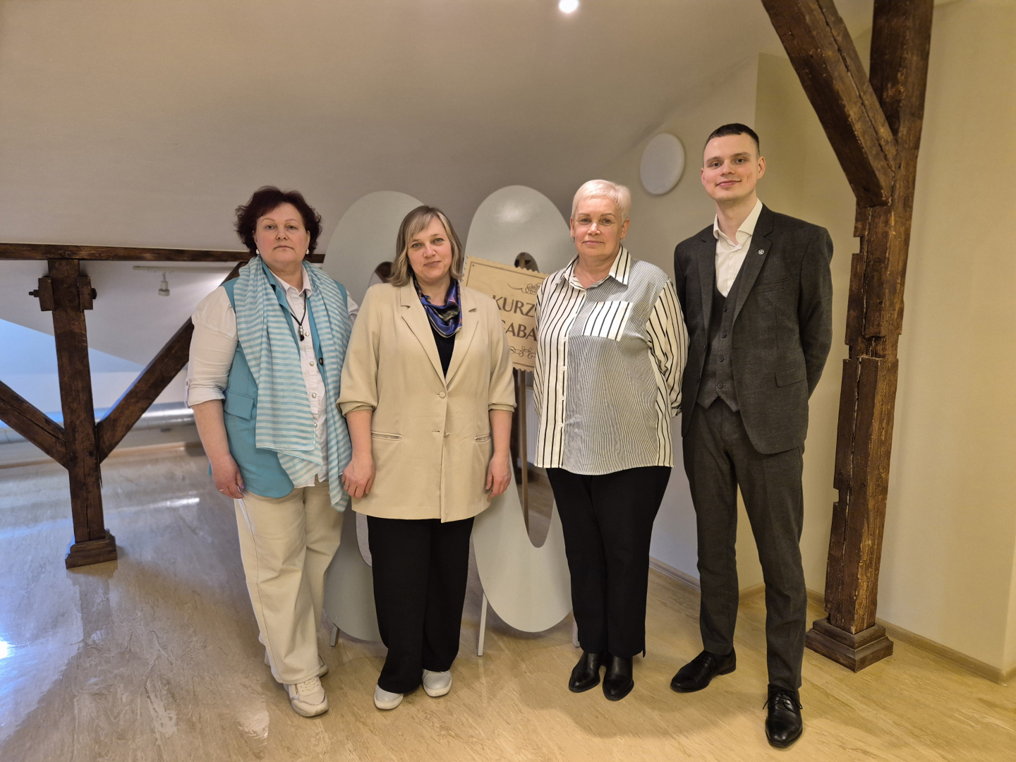 Attēlā redzami pasākuma dalībnieki