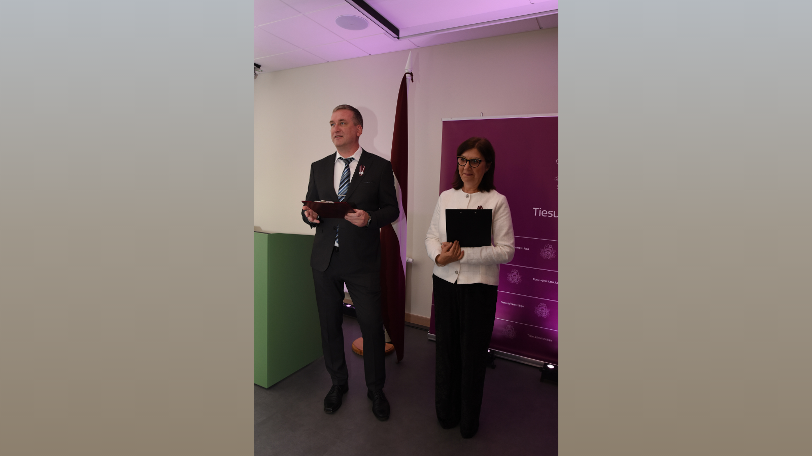 Attēlā redzama pasākuma norise