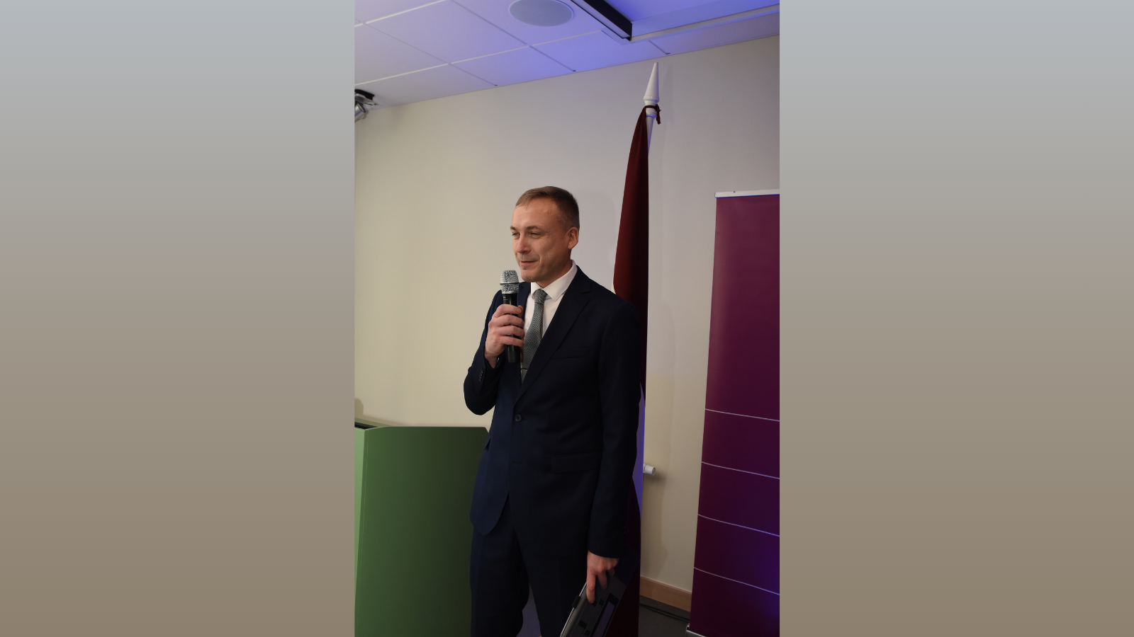 Attēlā redzama pasākuma norise