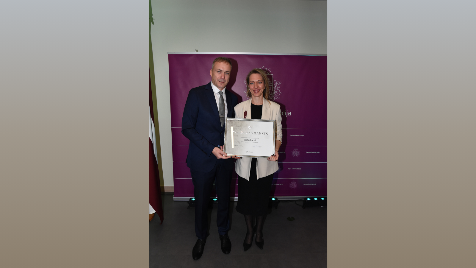 Attēlā redzama pasākuma norise