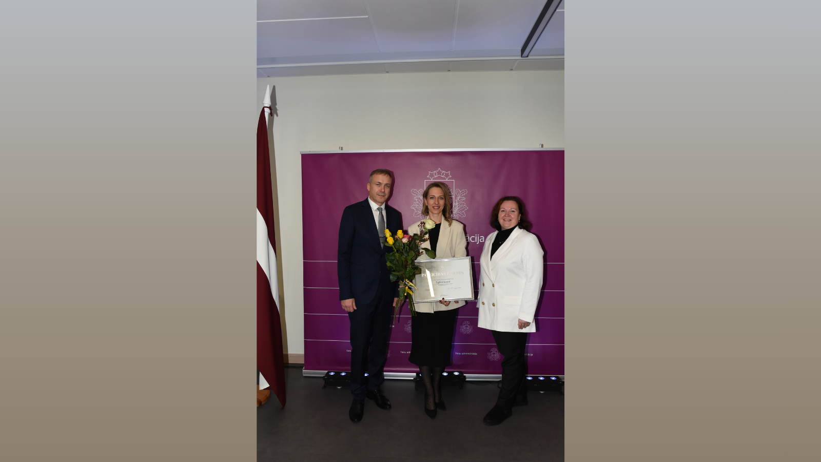 Attēlā redzama pasākuma norise