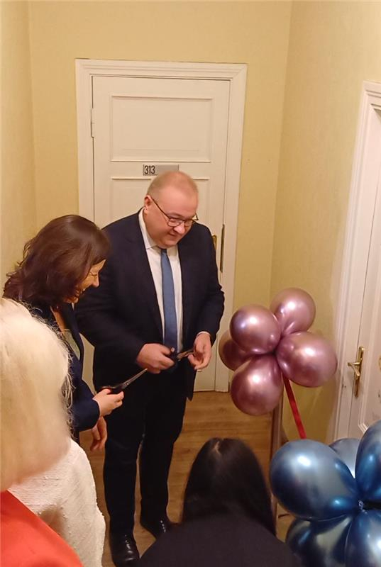 Attēlā redzama iekārtotā telpa