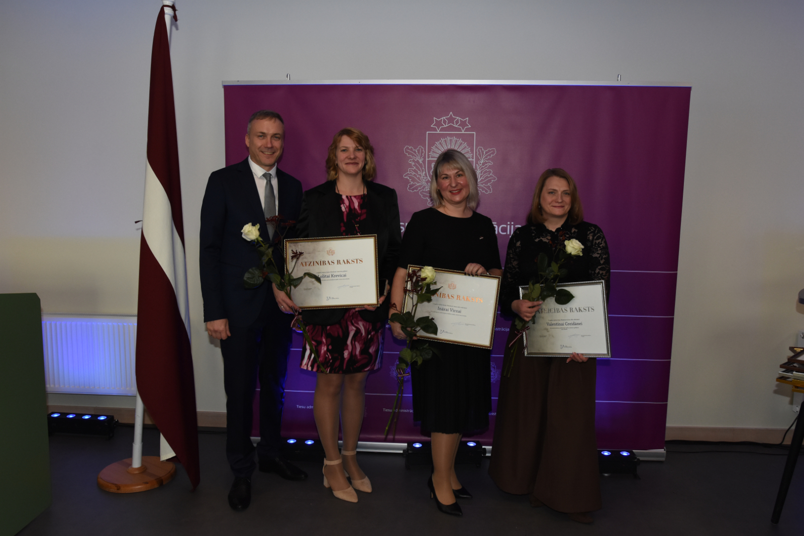 Attēlā redzama pasākuma norise