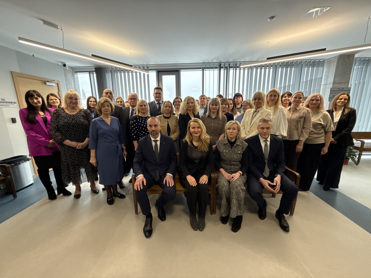 Attēlā redzami pasākuma dalībnieki