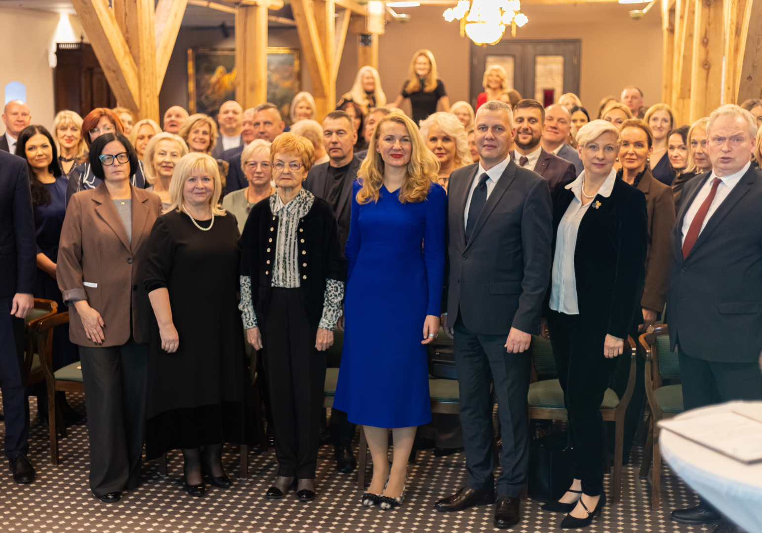 Attēlā redzami pasākuma dalībnieki