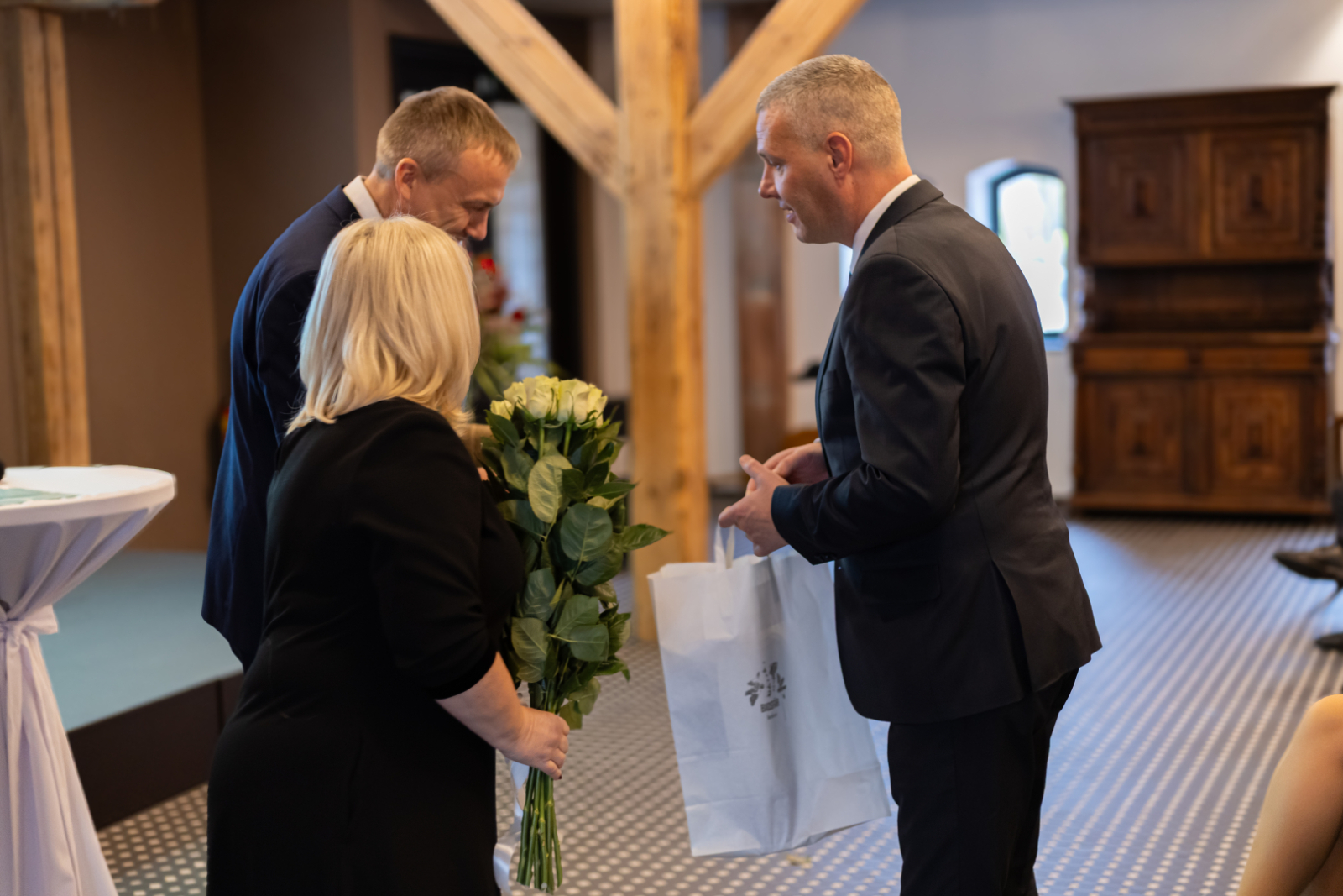 Attēlā redzama pasākuma norise