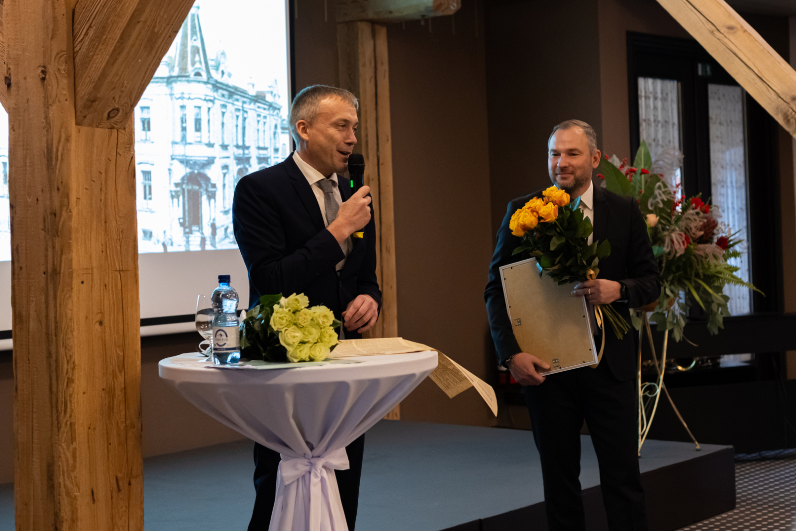 Attēlā redzama pasākuma norise