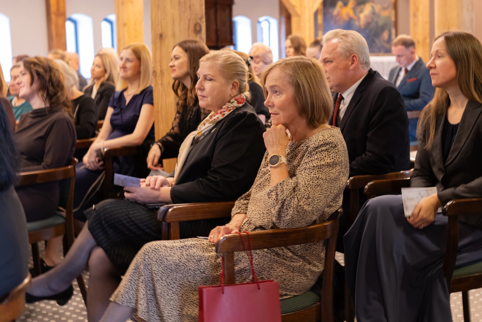 Attēlā redzama pasākuma norise