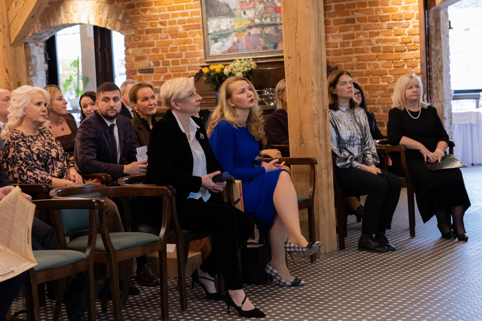 Attēlā redzama pasākuma norise