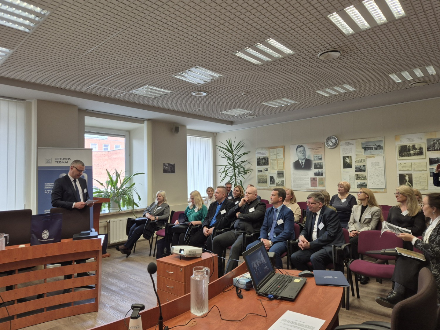 Attēlā redzami pasākuma dalībnieki