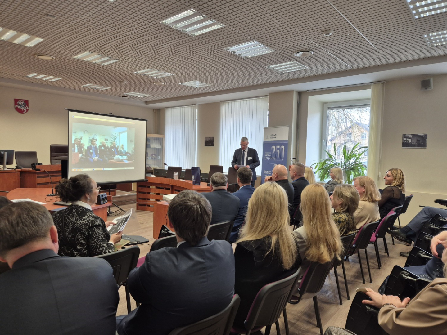 Attēlā redzami pasākuma dalībnieki