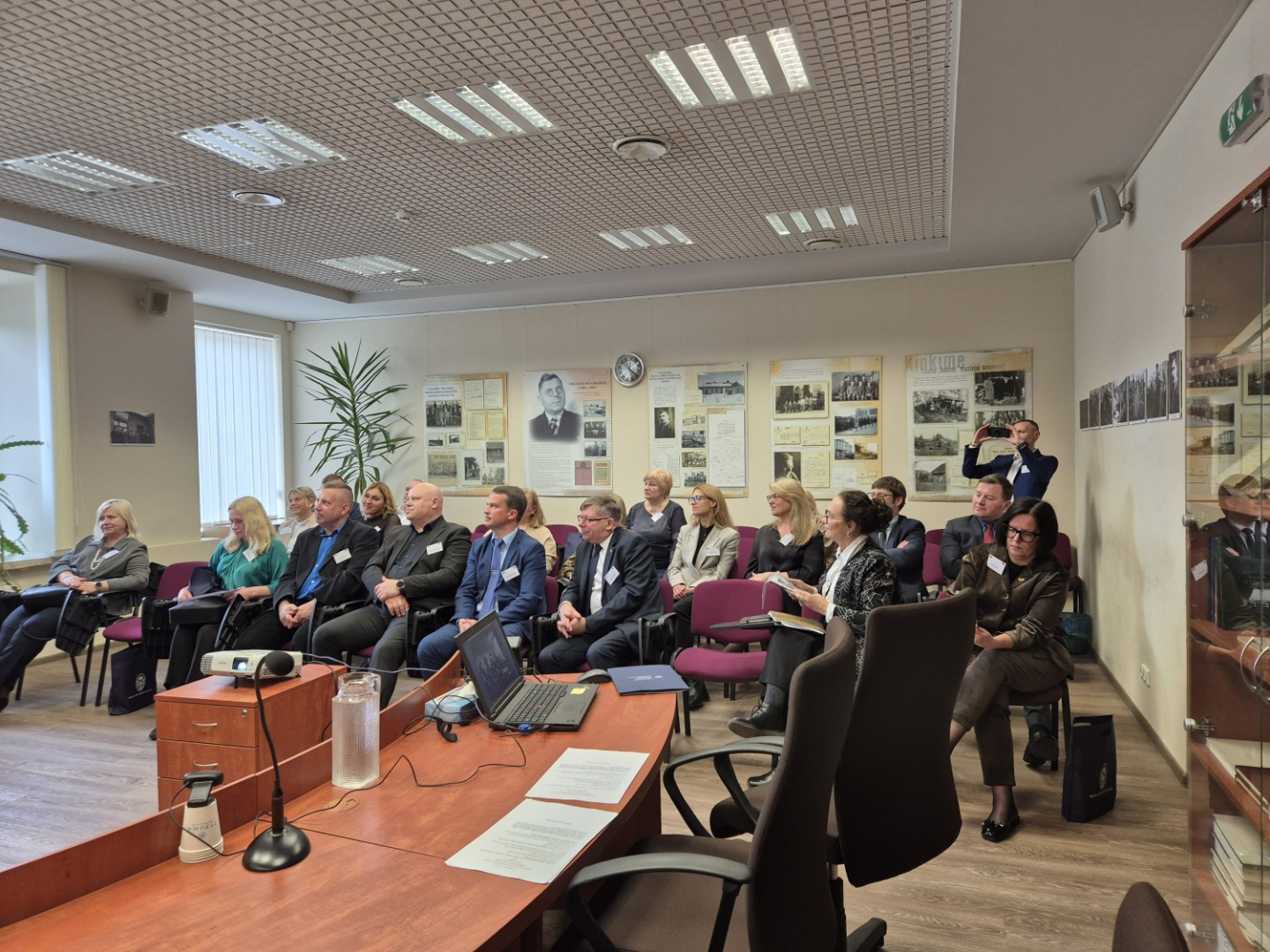 Attēlā redzami pasākuma dalībnieki