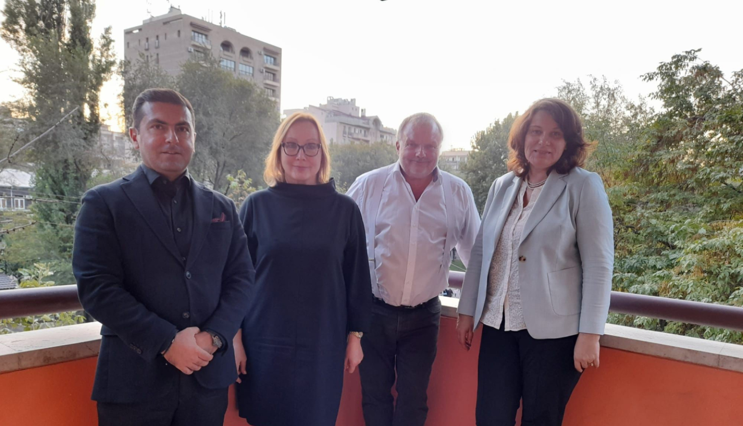 Attēlā redzamas Latvijas ekspertes, kuras dodas misijās uz Armēnijas tieslietu institūcijām