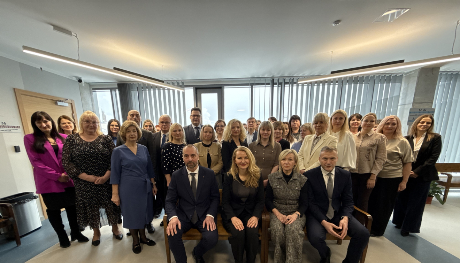 Attēlā attēloti pasākuma dalibnieki