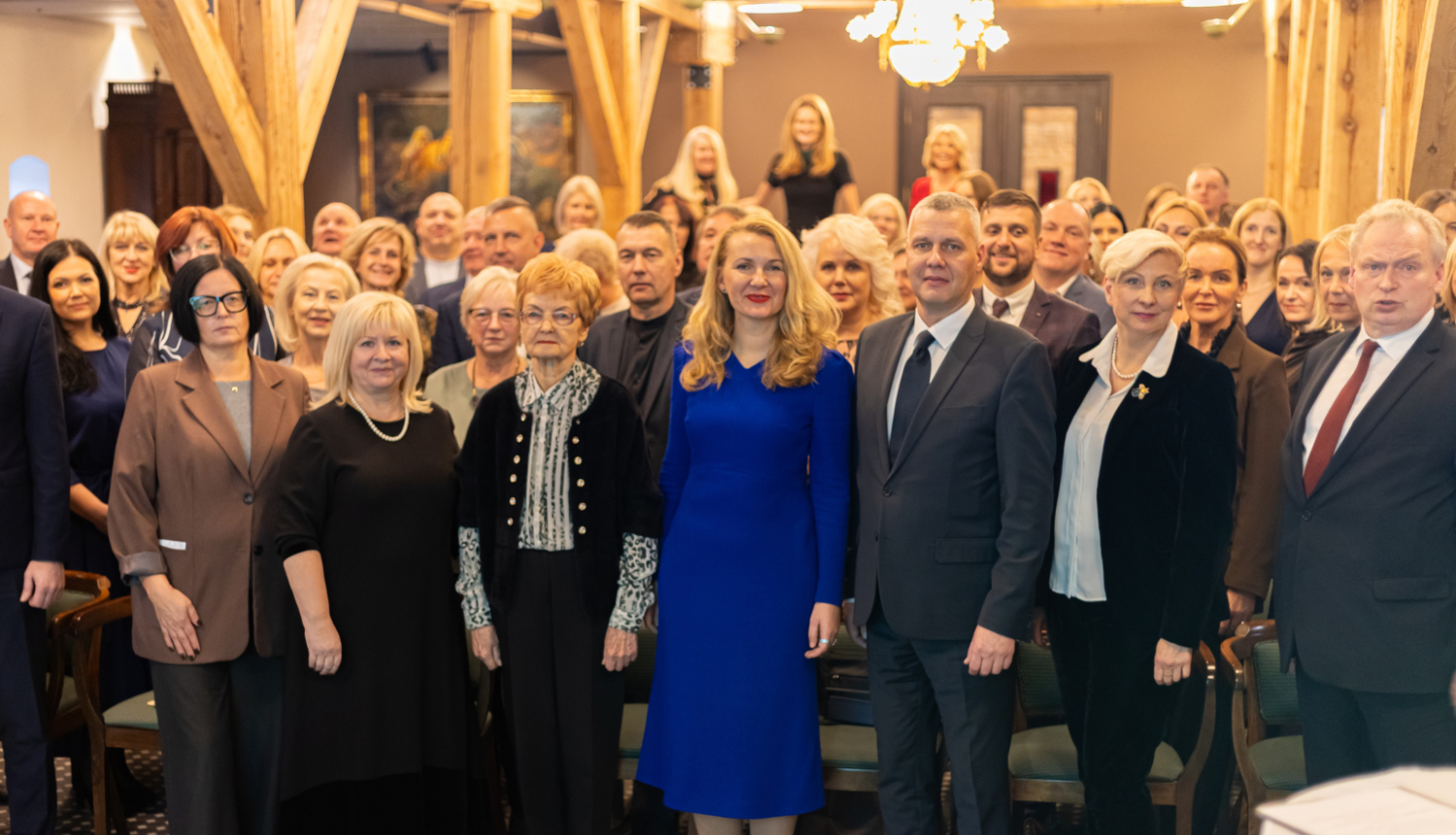 Attēlā redzami pasākuma dalībnieki