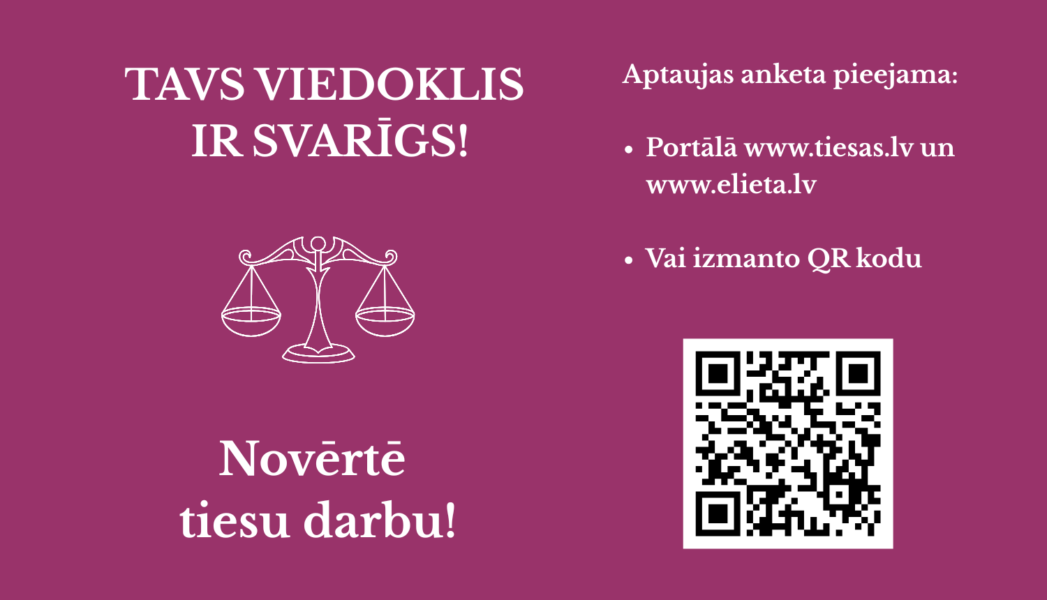 Novērtē tiesu darbu!