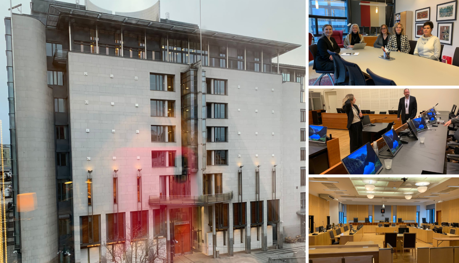 Attēlā redzama delegācijas vizīte Norvēģijā