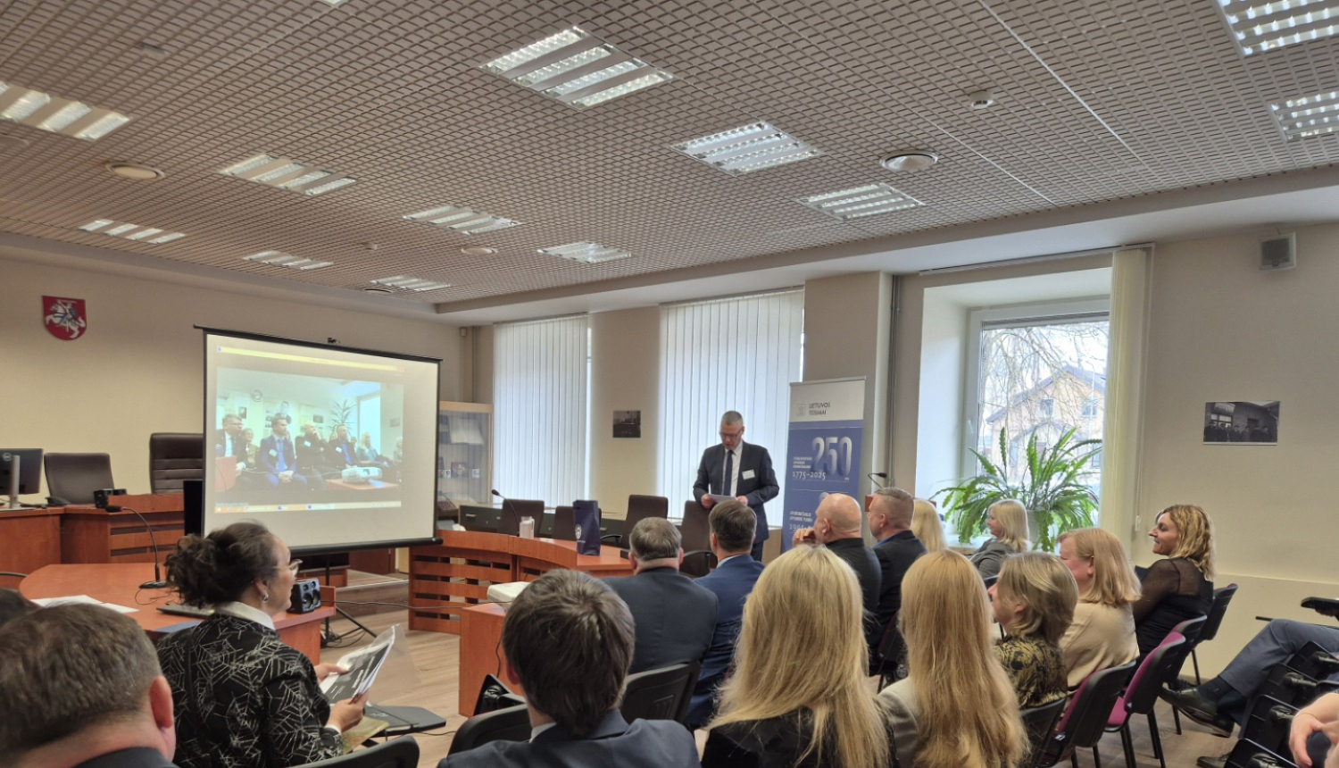 Attēlā redzami pasākuma dalībnieki