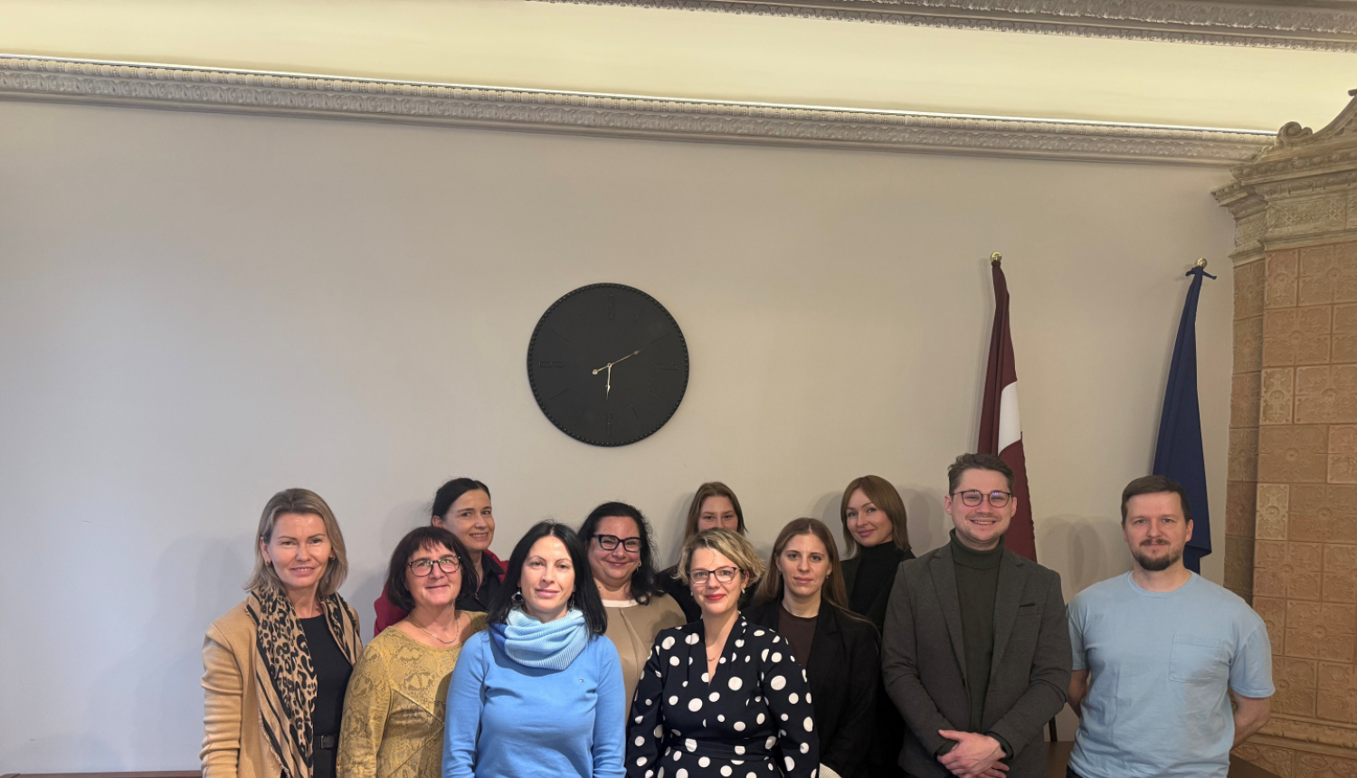 Attēlā redzami pasākuma dalībnieki