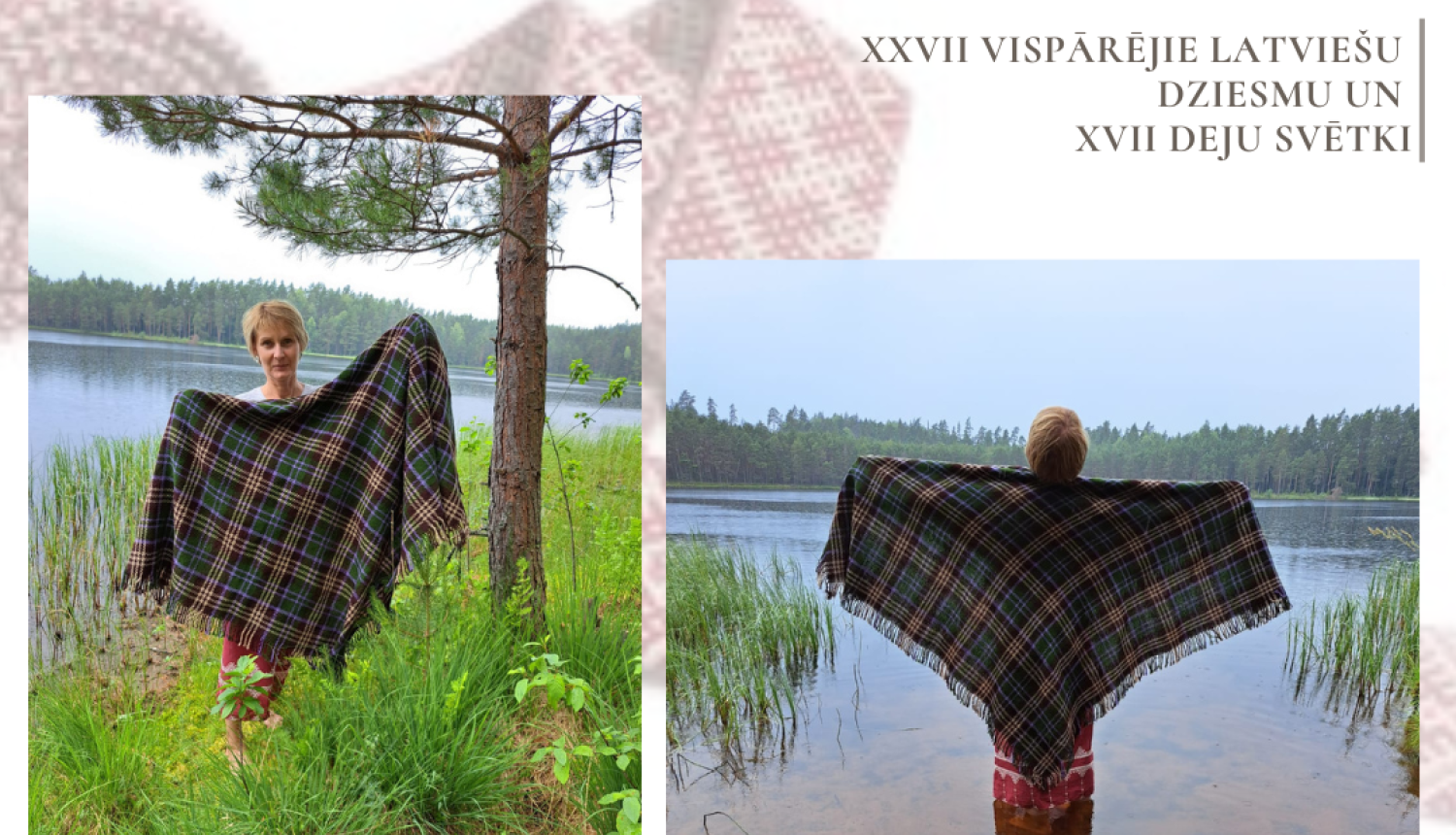 Attēlā redzami lakata varianti