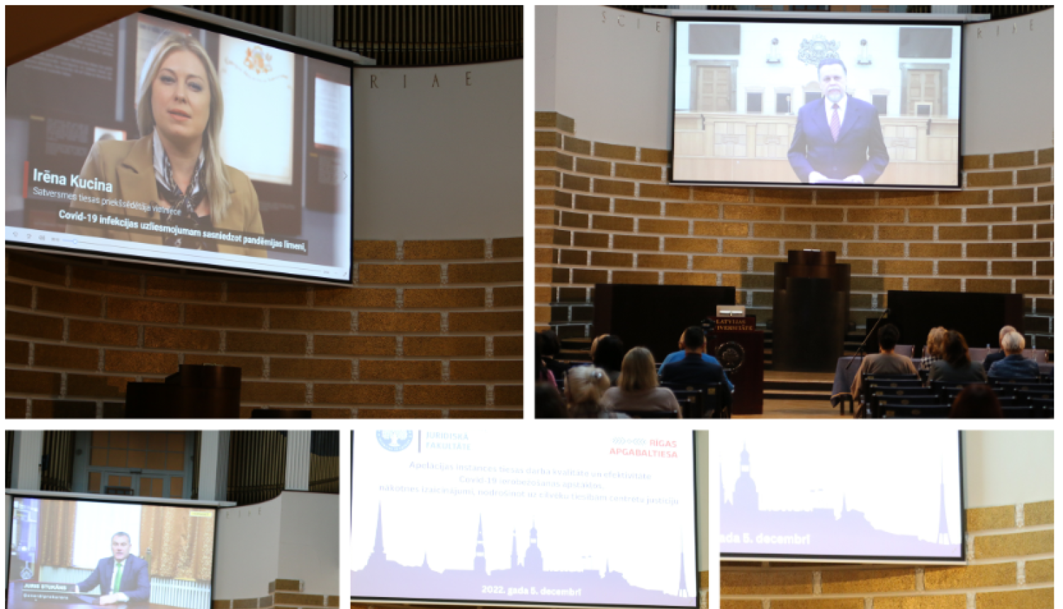 Attēlā redzama konferences norise